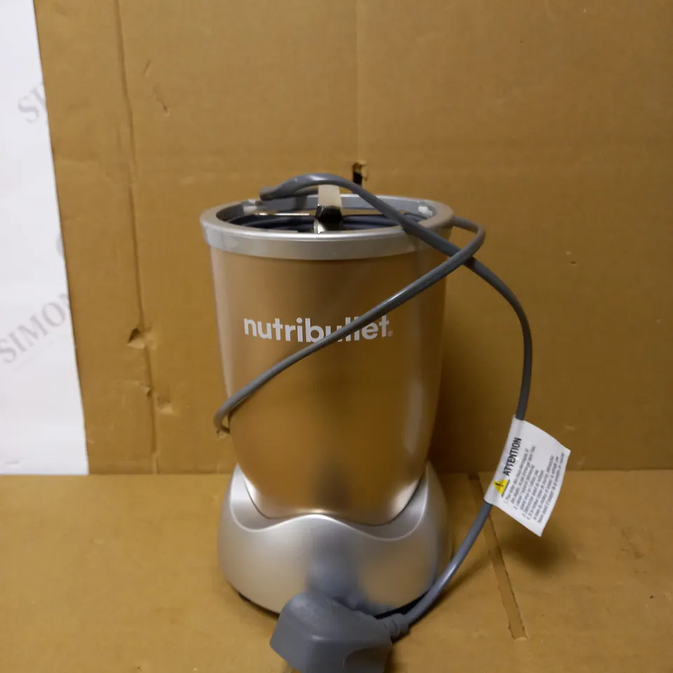 NUTRIBULLET NBLP9 900W BLENDER CHAMPAGNE MULTI-FUNCTION COLD BEVERAGE SMOOTHIE MAKER