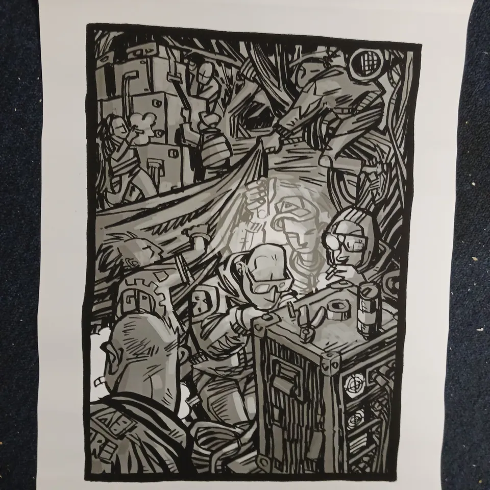 SET OF 3 RAVEMBER ART PRINTS TO INCLUDE NOV 4, NOV 5, AND NOV 26 - ARTIST UNCREDITED