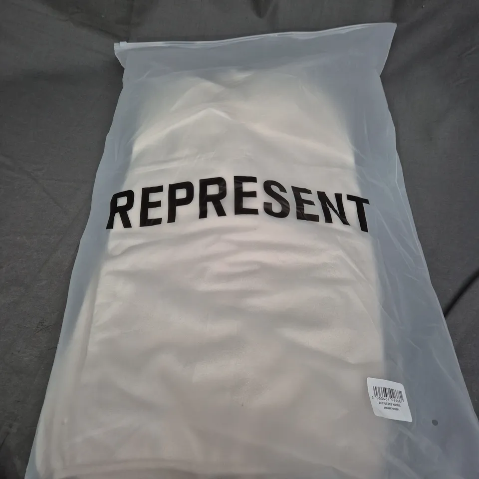 REPRESENT 247 FLEECE HOODIE SIZE L