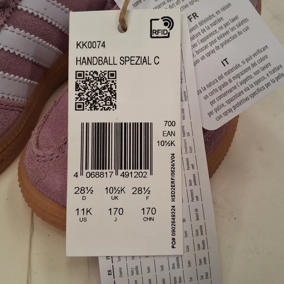BOXED ADIDAS
HANDBALL SPEZIAL GIRLS YOUTH IN PALE PINK - 10.5K