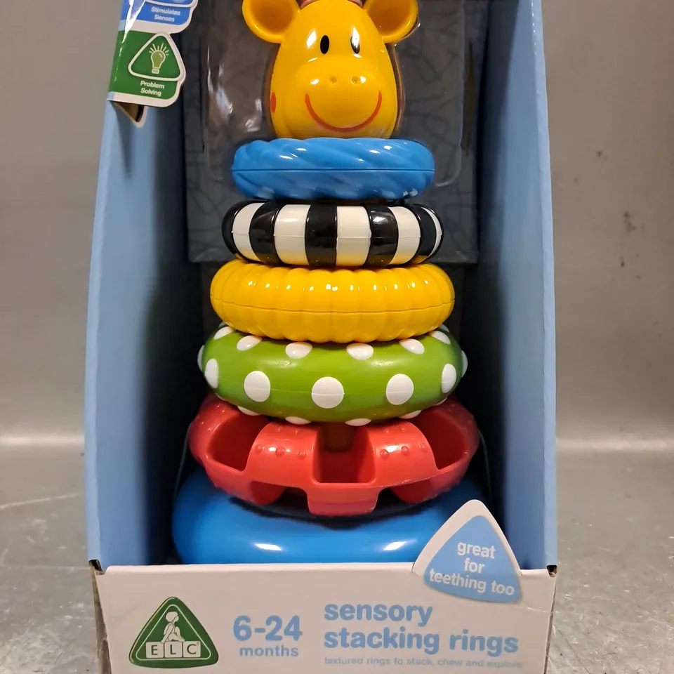 ELC SENSORY STACKING RINGS 6-24 MONTHS