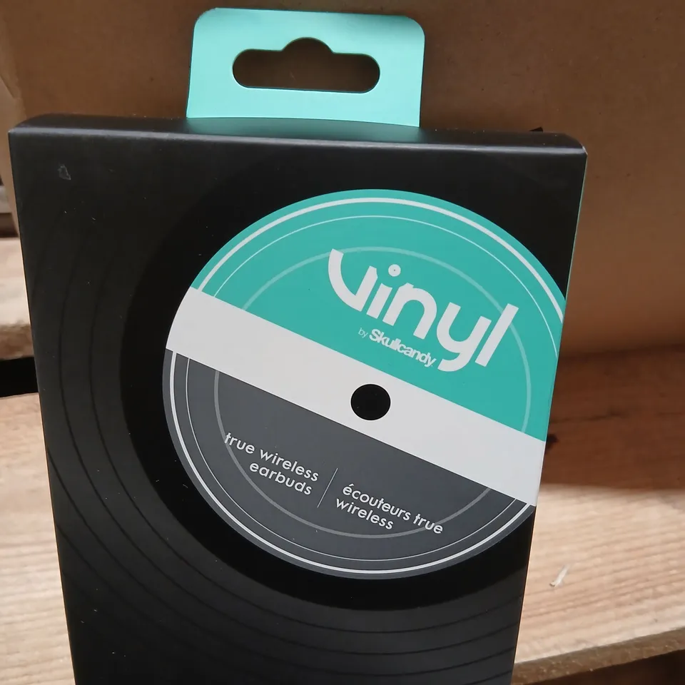 SKULLCANDY VINYL TRUE WIRELESS EARBUDS – TURQUOISE (BOXED)