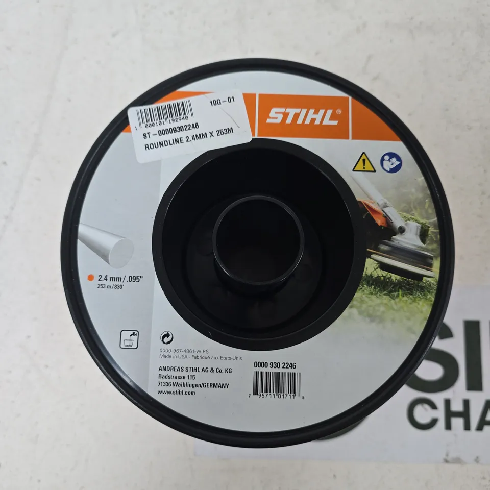 STIHL ROUNDLINE 2.4MM X 263M TRIMMER LINE SPOOL 