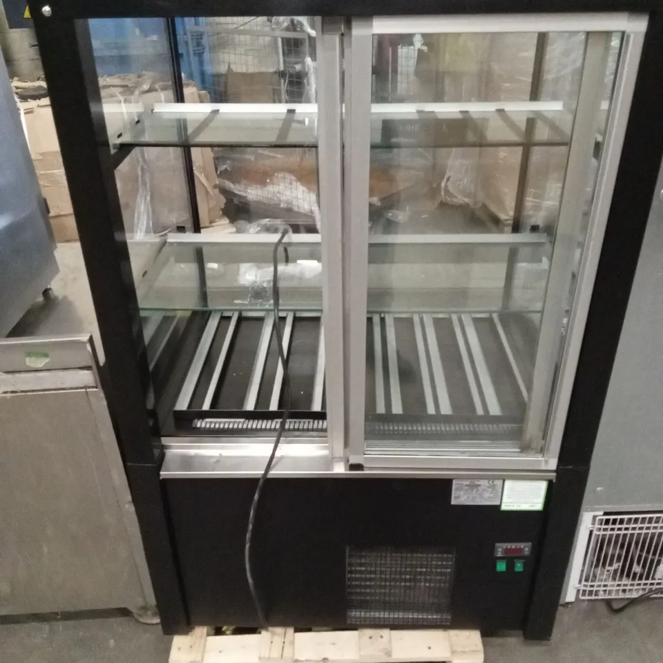 TECNODOM HSD009OC BLACK REFIGERATED DISPLAY CASE