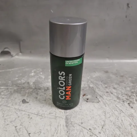 BOX OF APPROXIMATELY 12 COLORS MAN DE BANNETON GREEN DEODORANT SPRAY 150ML