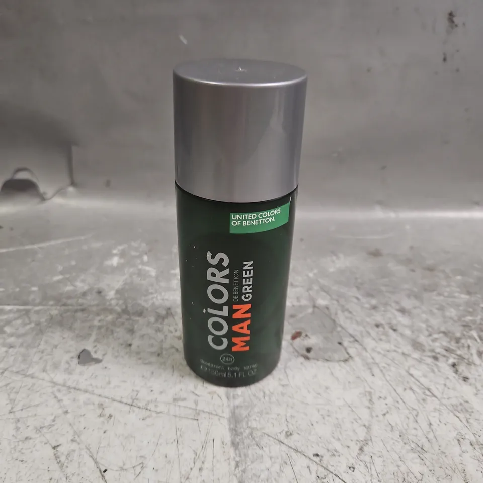 BOX OF APPROXIMATELY 12 COLORS MAN DE BANNETON GREEN DEODORANT SPRAY 150ML