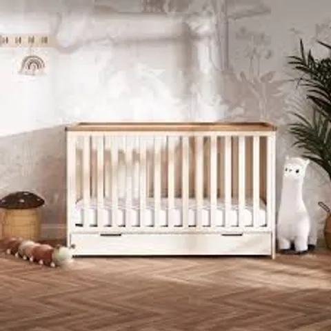 BOXED OBABY UNDER DRAWER 140 X 70cm, FOR A COT BED - CASHMERE (1 BOX)