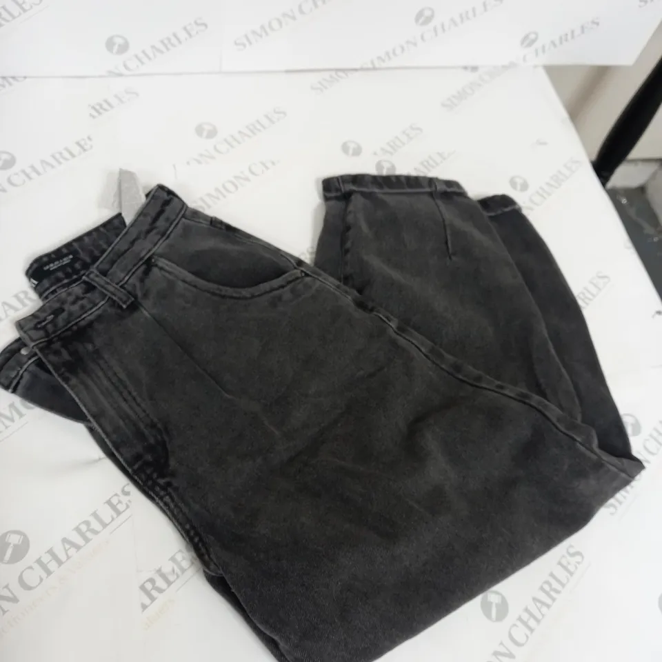 ZARA DARK GREY DENIM JEANS SIZE M