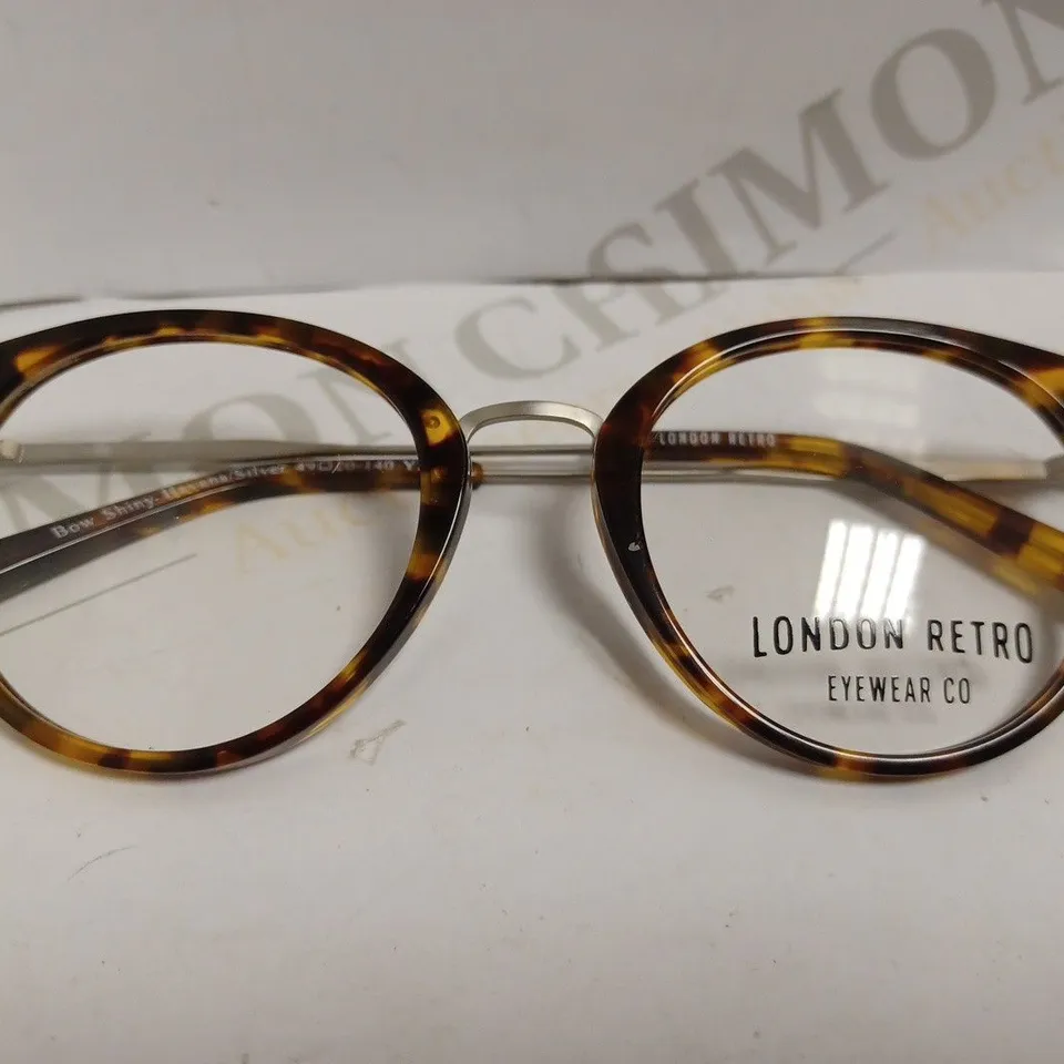 LONDON RETRO HAVANA TORTOISESHELL/SILVER GLASSES