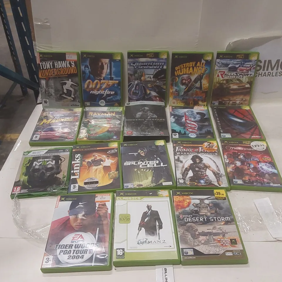 18x ASSORTED XBOX GAMES