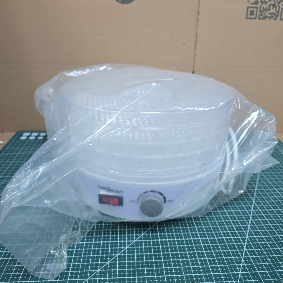 ONECONCEPT FOOD DEHYDRATOR – WHITE, 250W, 220–240V