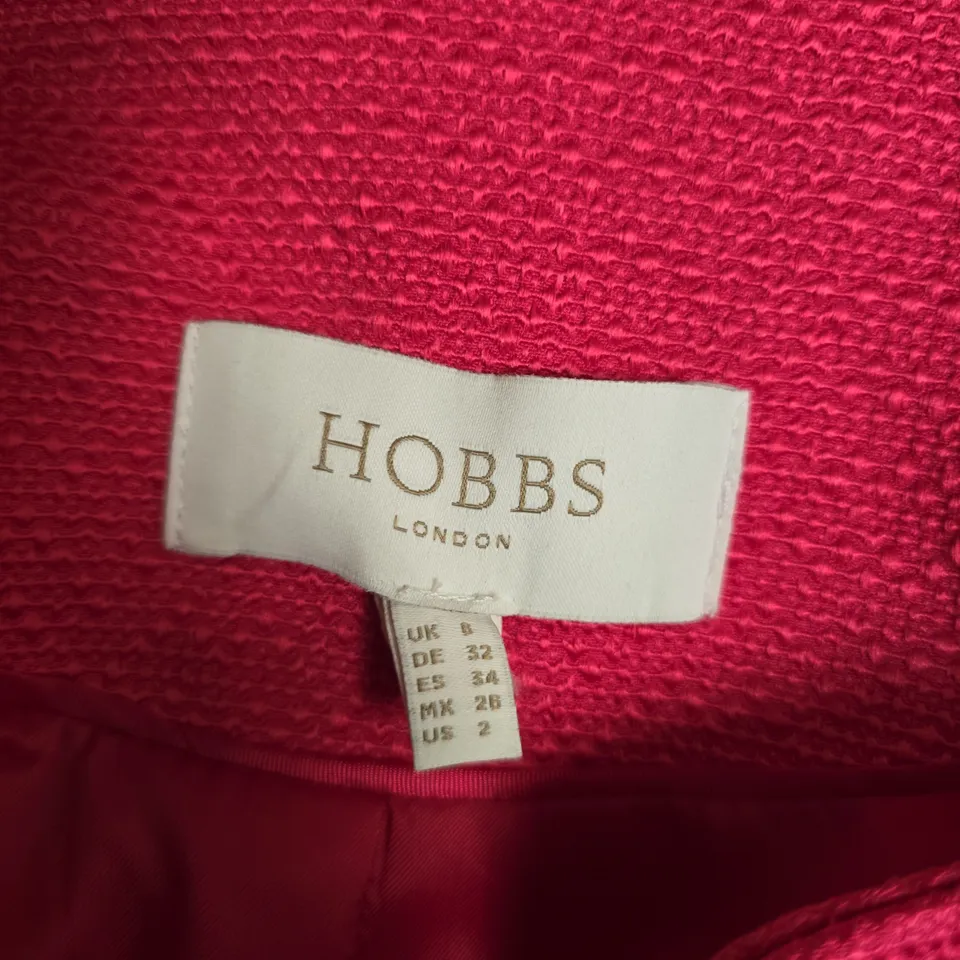 HOBBS LONDON PINK BLAZER – WOMEN'S, UK 8