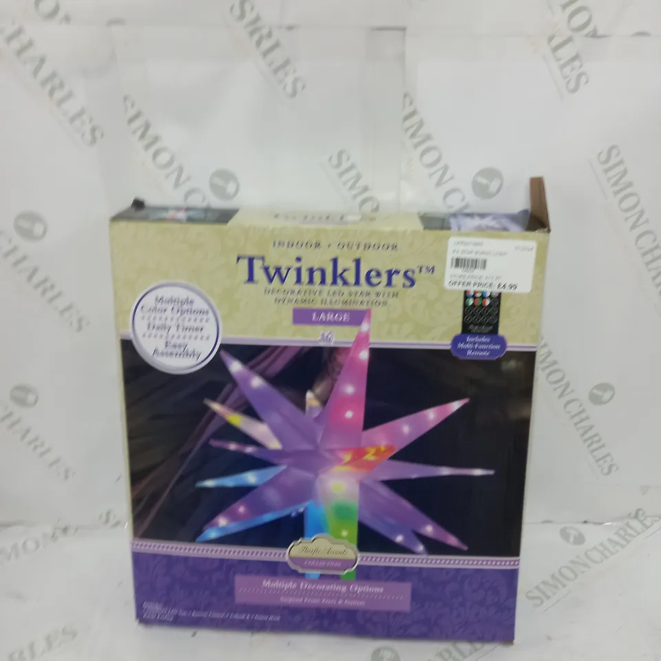 BOXED PACIFIC ACCENTS STAR BURST LIGHT