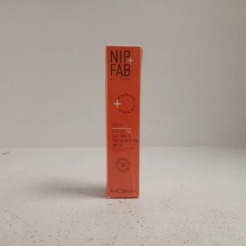 NIP + FAB PEPTIDE FIX 2-IN-1 TONE & TOP-UP MIST (75ML)