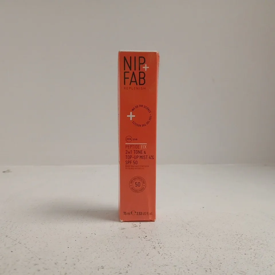NIP + FAB PEPTIDE FIX 2-IN-1 TONE & TOP-UP MIST (75ML)