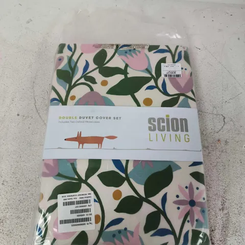SCION LIVING DOUBLE DUVET COVER SET – FLORAL PRINT 