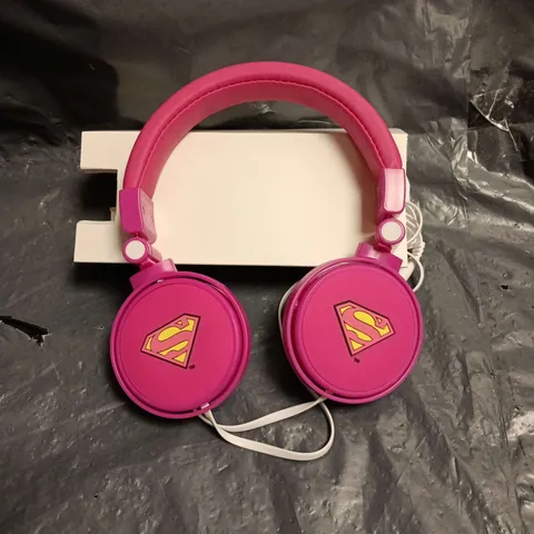 SUPERGIRL DC HEADPHONES PINK, IN BOX