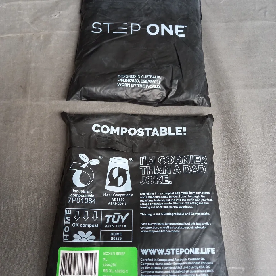 STEP ONE X2 BOXER BRIEFS IN GREEN SIZE XL