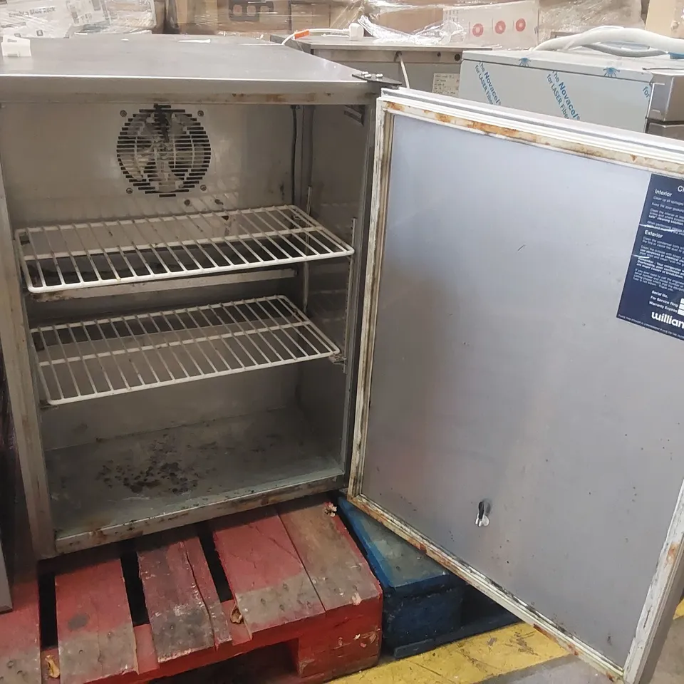 WILLIAMS HP5SS UNDERCOUNTER STAINLESS STEEL REFRIGERATOR