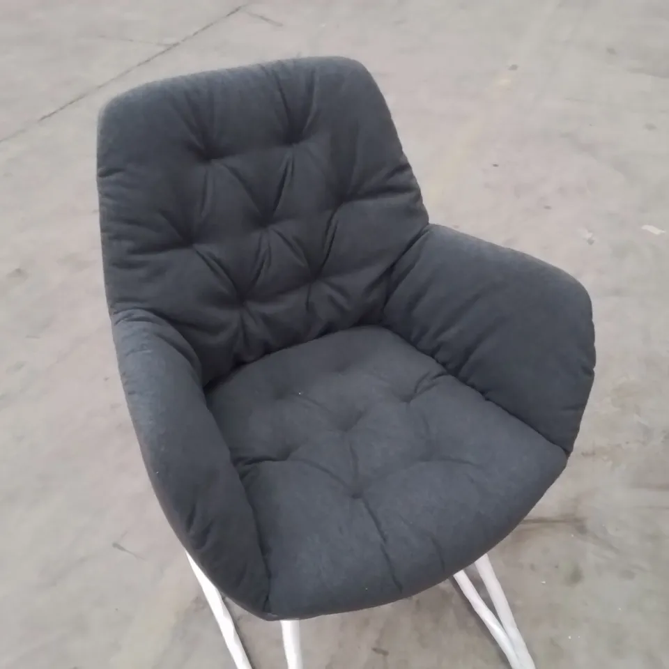 BOXED LEYTON TWO TONE CHAIR -GREY-