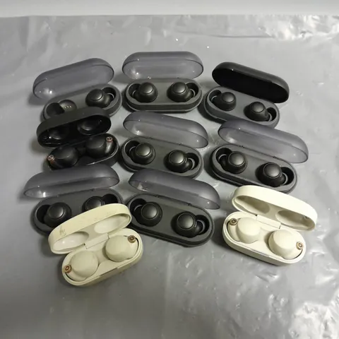 APPROXIMATELY 10 ASSORTED SONY WIRELESS EARBUDS TO INCLUDE WF-1000XM4