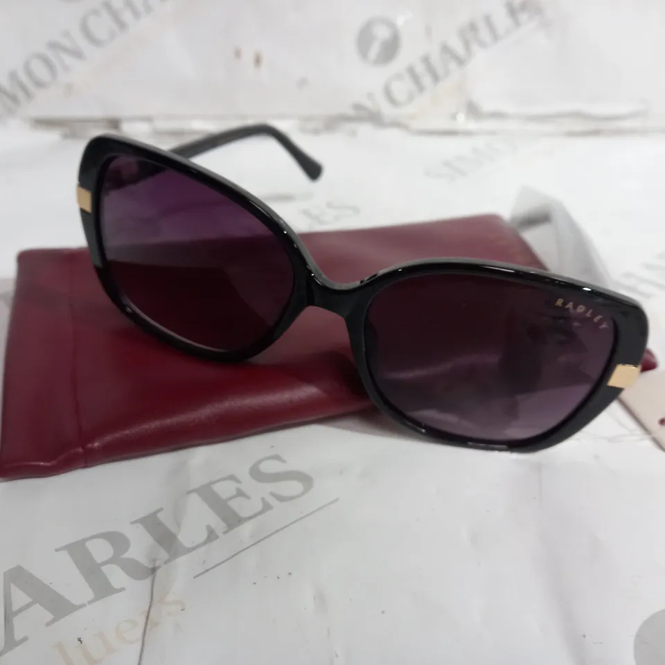RADLEY LONDON BLACK SUNGLASSES WITH RED CASE