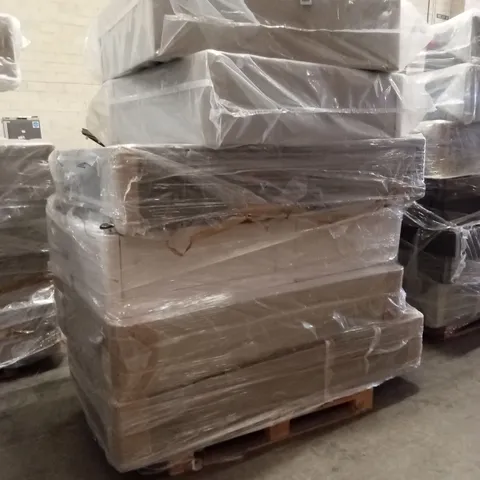 PALLET OF ASSORTED QUALITY DESIGNER DIVAN BASES // SIZES AND COLOURS VARY