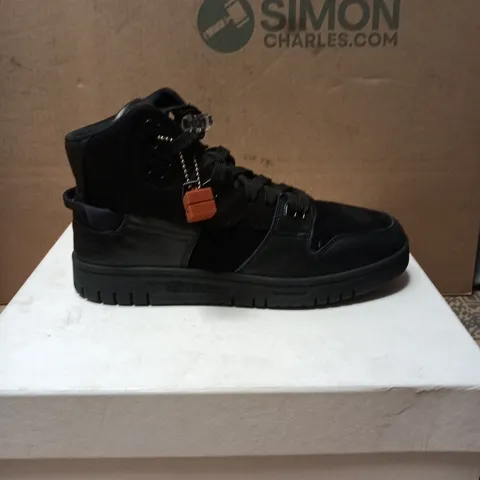 ACNE STUDIOS HIGH TOP TRAINERS BLACK SIZE EU 42