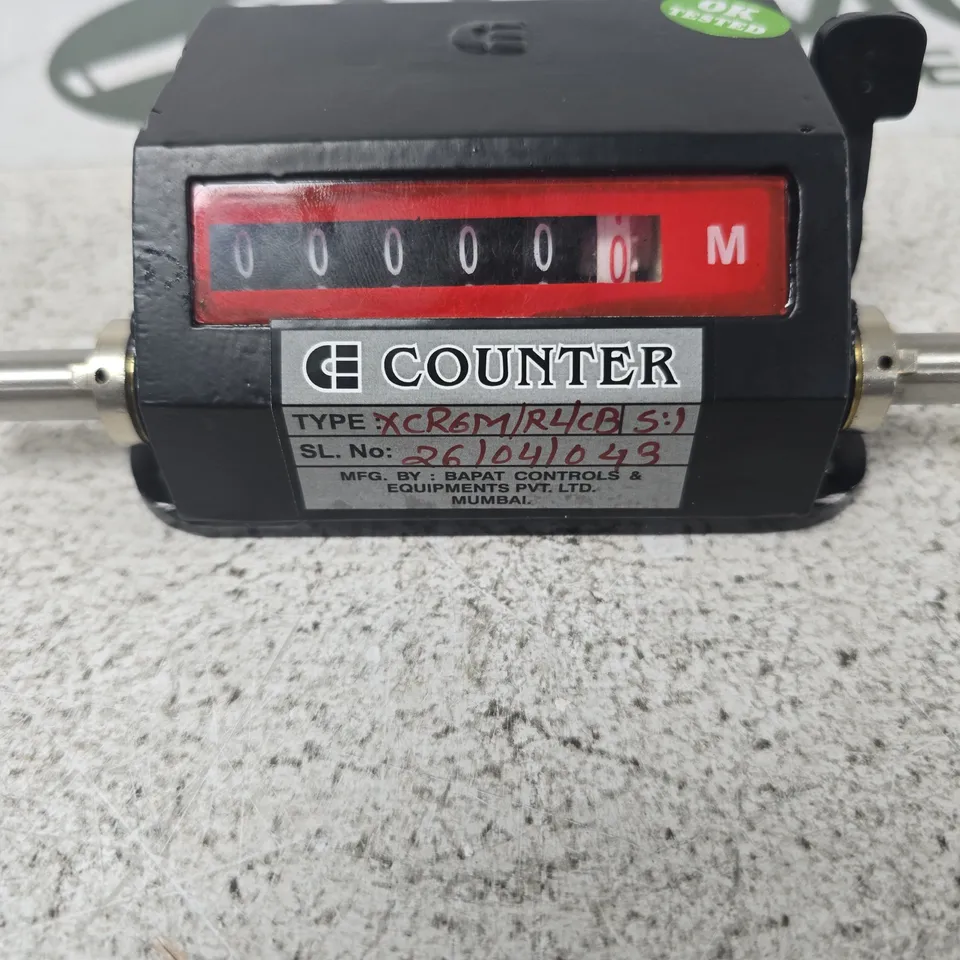 ADVANCER MECHANICAL COUNTER MODULE WITH RED DIGIT DISPLAY