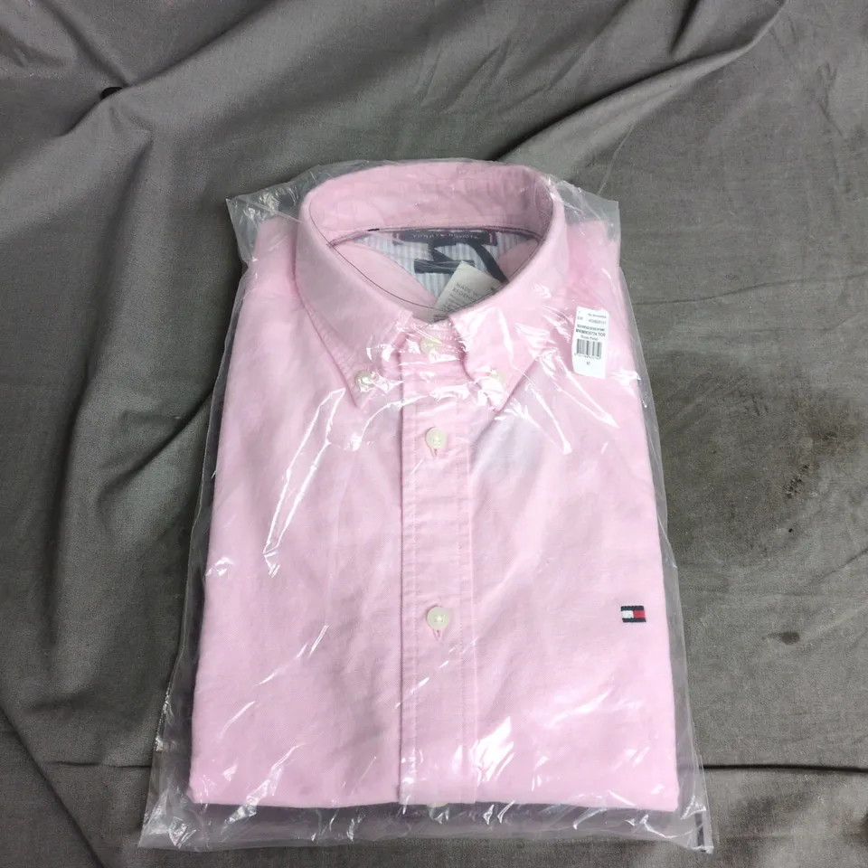 TOMMY HILFIGER SOLID HERITAGE OXFORD RF SHIRT – ROSE PETAL, REGULAR FIT, M