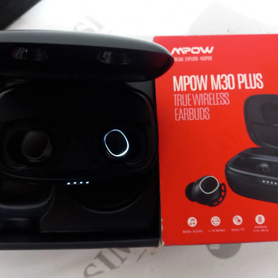BOXED MPOW M30 PLUS TRUE WIRLESS EARBUDS