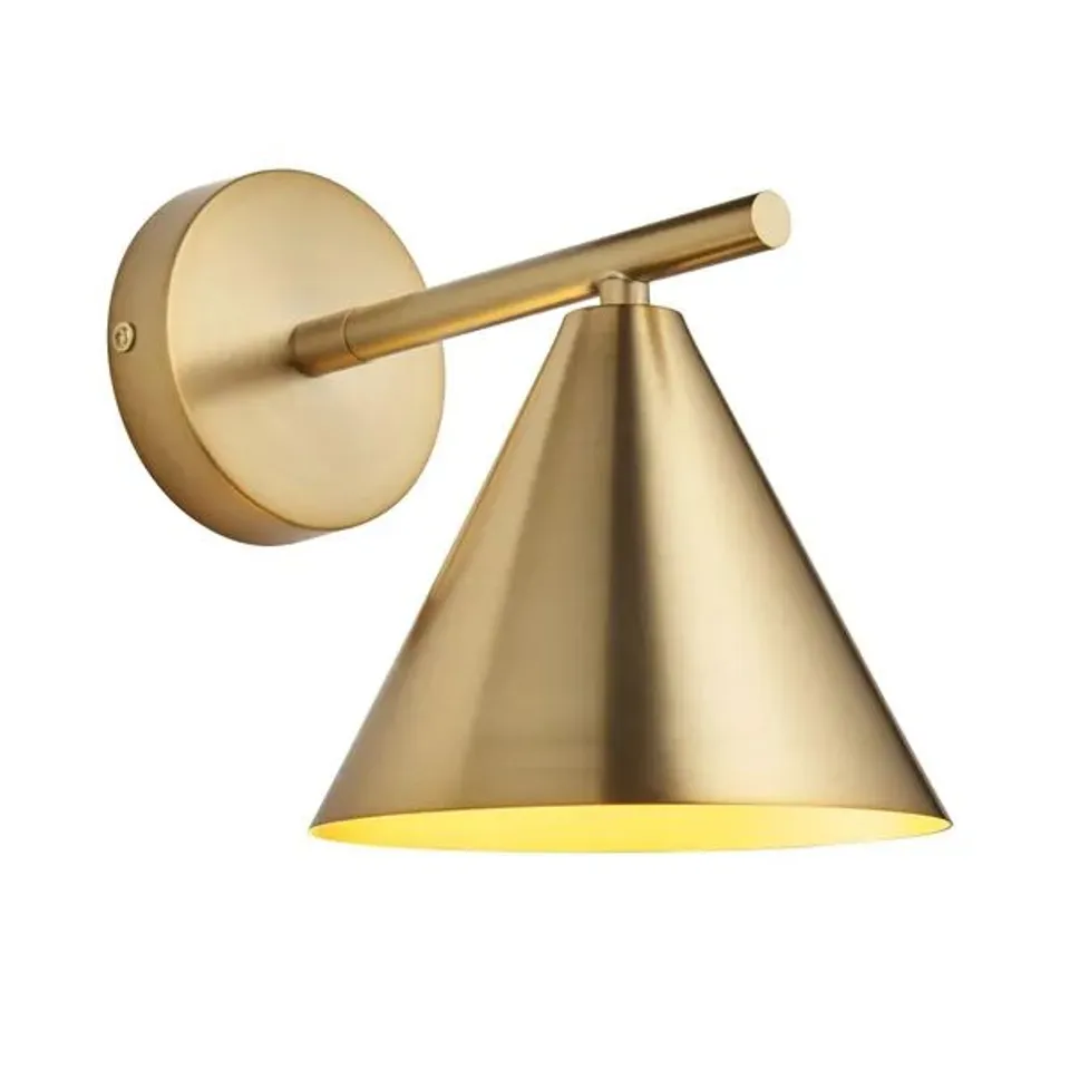 BOXED CAPE ANTIQUE BRASS 7W DIMMABLE WALL LIGHT