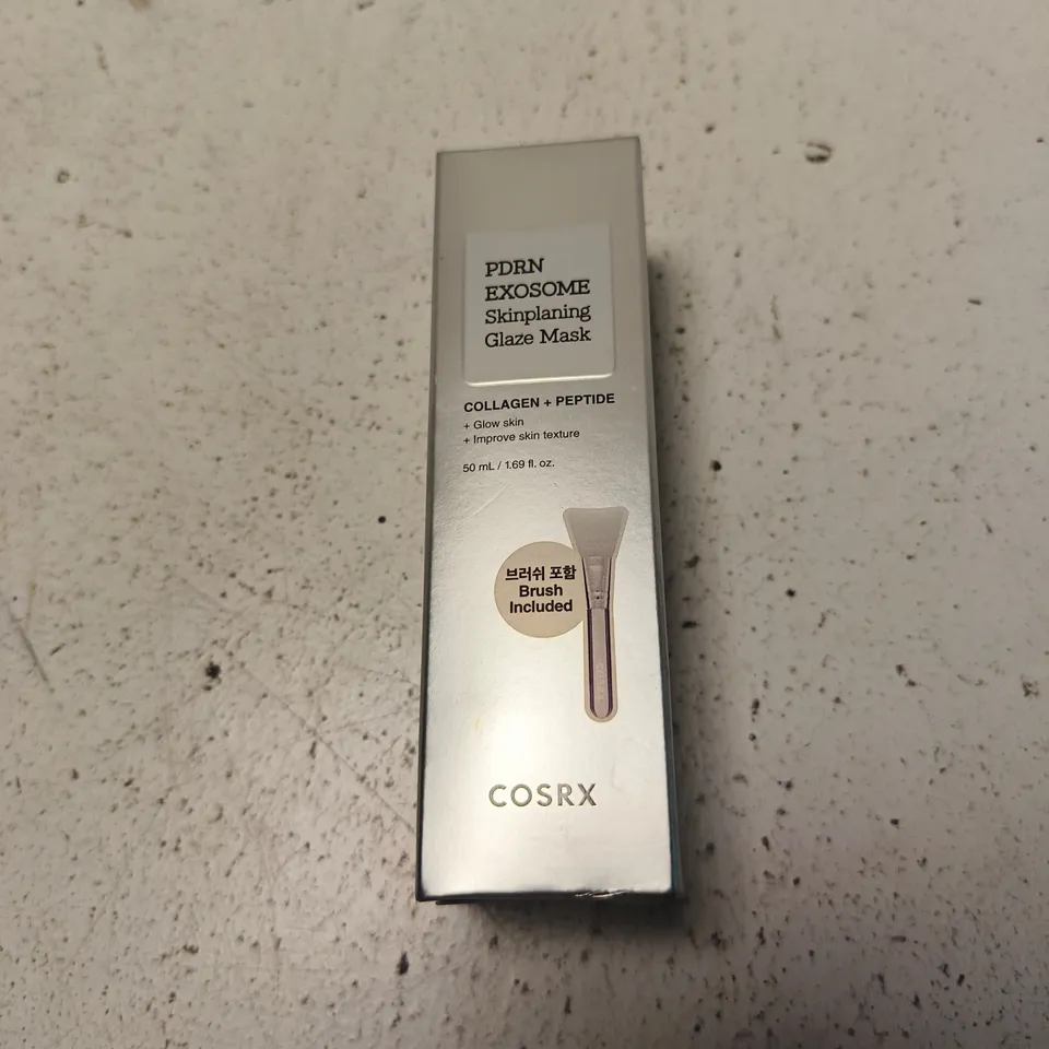 COSRX PDRN EXOSOME SKINPLANING GLAZE MASK – FACIAL SKIN CARE, BRUSH INCLUDED