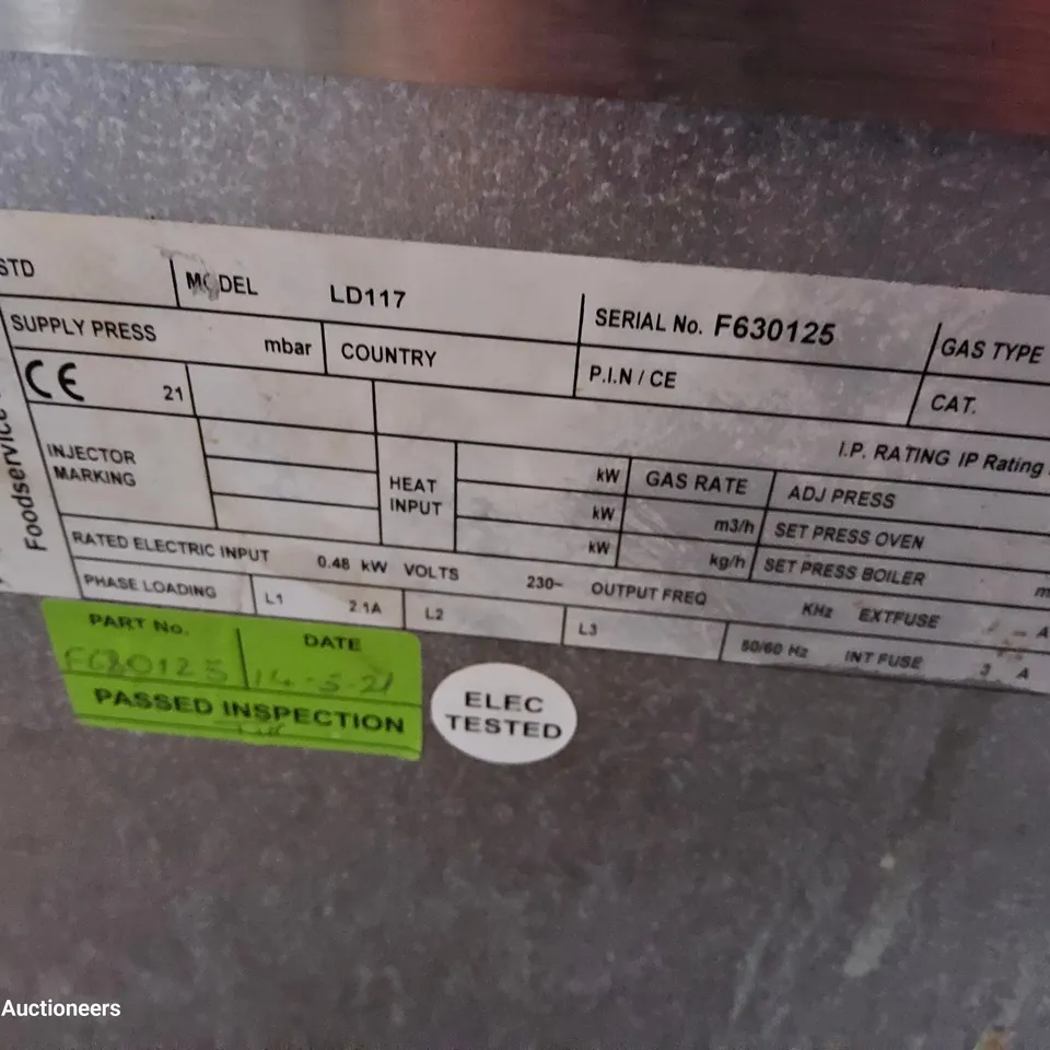 FALCON ELECTRIC HOT CUPBOARD Model LD17