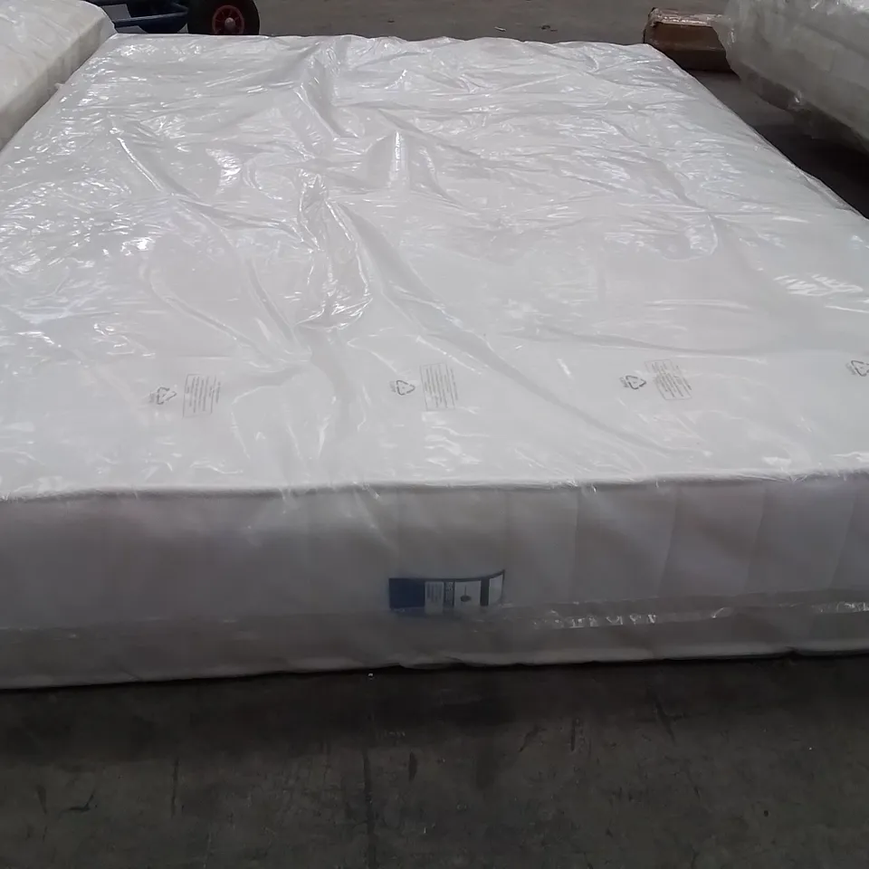 QUALITY BAGGED DOUBLE 135cm AIRSPRUNG LUXURY QUILTED MEDIUM MATTRESS
