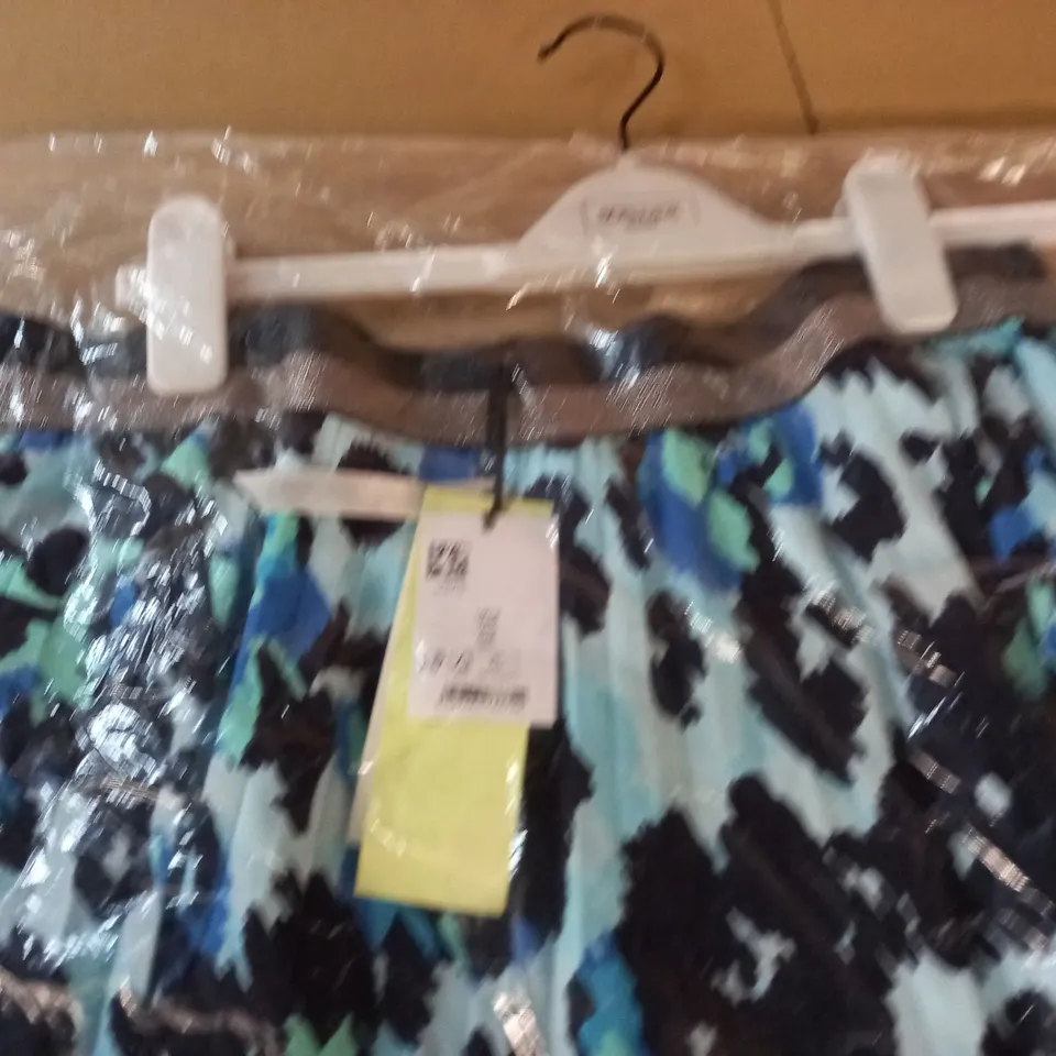 BAGGED SONDER STUDIO BLUE SKIRT - UK 14