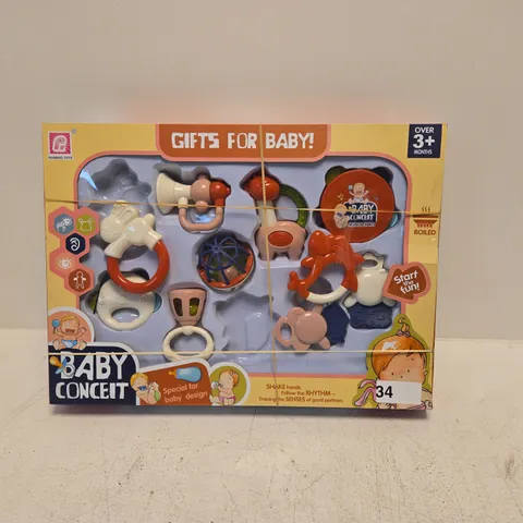 BABY DEVELOPMENT TOY SET – GIFTS FOR BABY (BOXED)