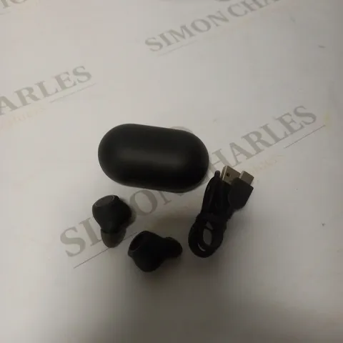 TECH TRUE WIRELESS EARBUDS AND CHARGING CASE