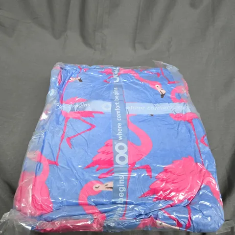 SEALED OODIE HOODED OVERSIZED BLANKET - FLAMINGO