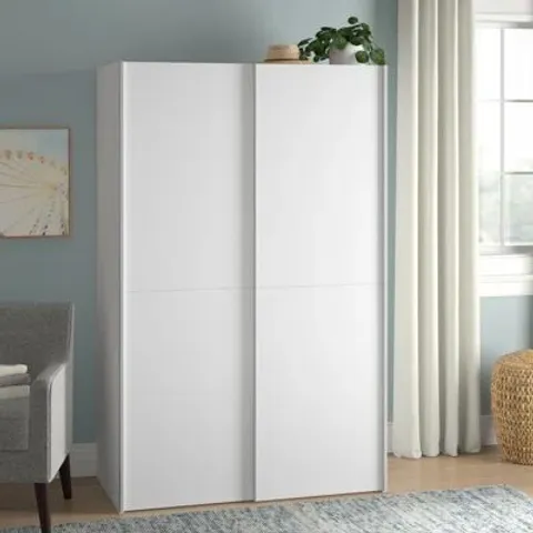 BOXED SILVIS 2 DOOR SLIDING WARDROBE (4 BOXES)