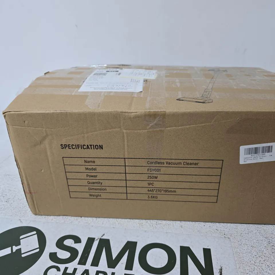 CORDLESS VACUUM CLEANER – MODEL FSV001