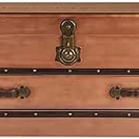 BOXED PREMIER HOUSEWARES NAVIGATOR TRUNK - COPPER
