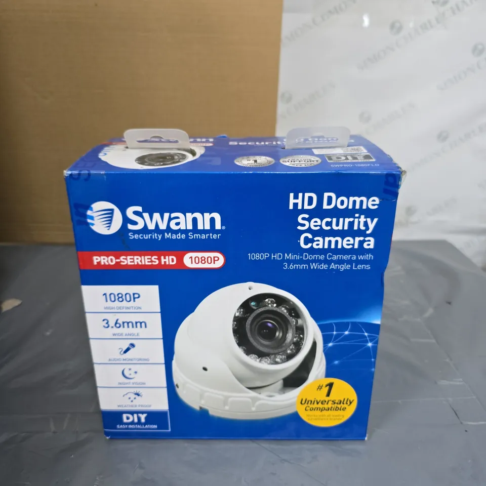 SWANN HD DOME SECURITY CAMERA – 1080P PRO-SERIES, 3.6MM WIDE-ANGLE LENS