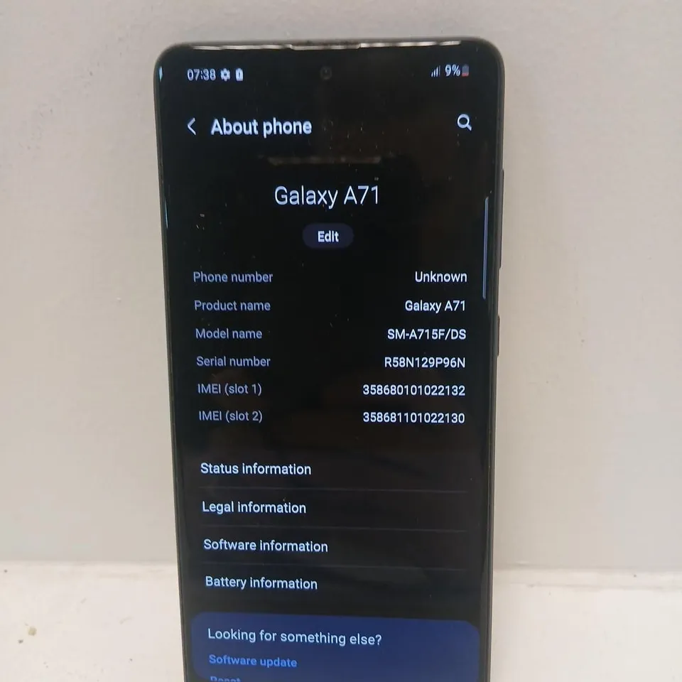 SAMSUNG GALAXY A71 128GB – BLACK