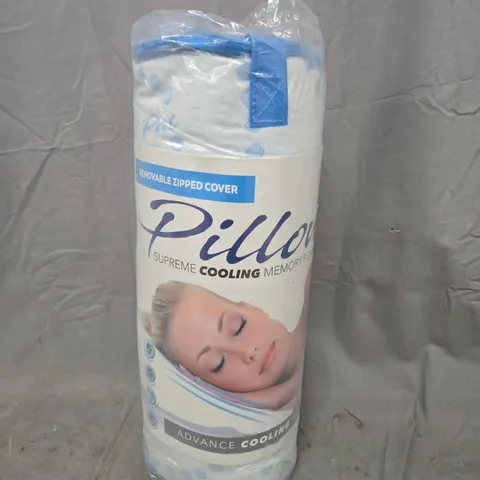 PILLOW SUPREME COOLING MEMORY FOAM WITH REMOVABLE ZIP COVER
