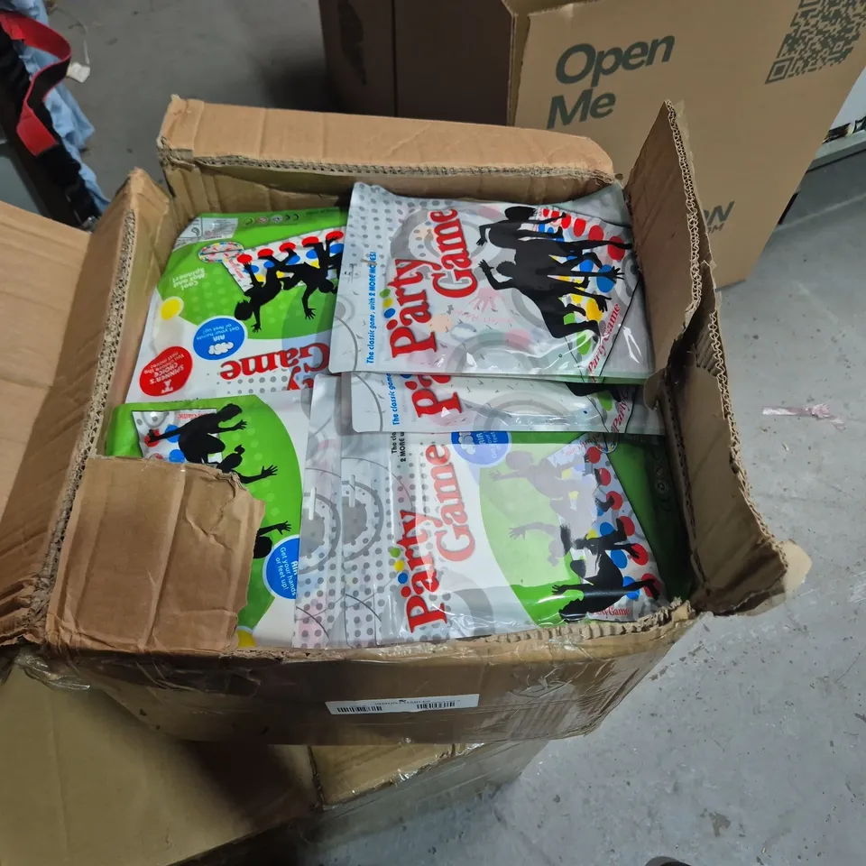 LOT OF APPROXIMATELY 80 TWISTER STYLE PARTY GAMES
