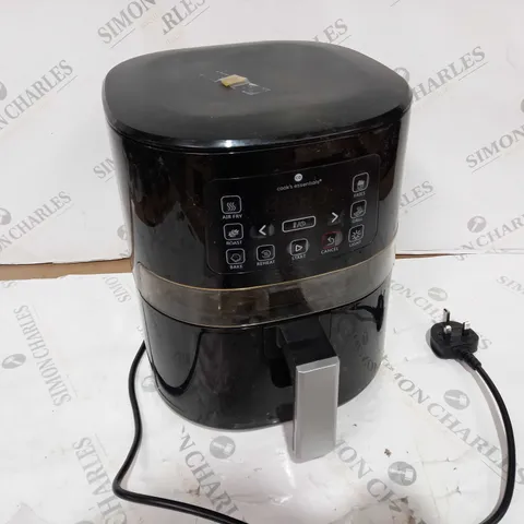 COOK'S ESSENTIALS AIR FRYER - BLACK