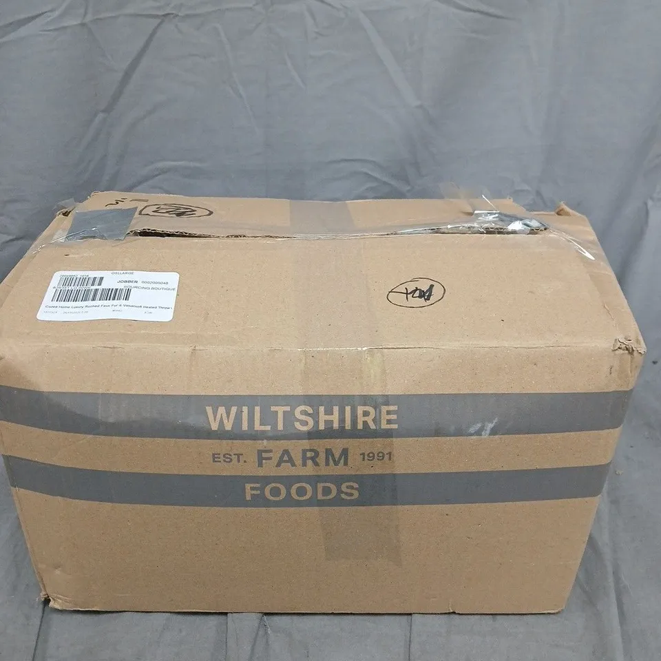 COZEE HOME LUXURY RUCHED FAUX FUR & VELVETSOFT HEATED THROW W/9 HEAT SETTINGS IN LIGHT GREY