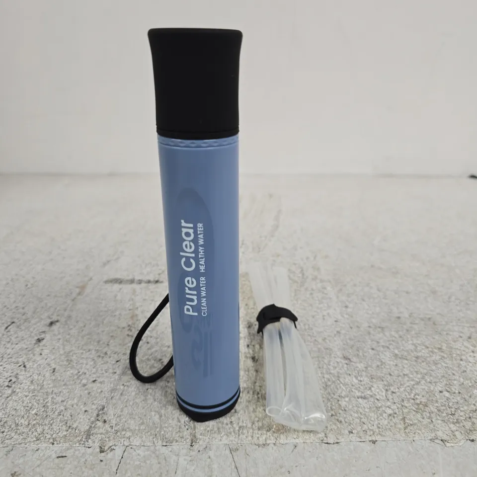 PURE CLEAR LIFE FILTER PRO WATER FILTER STRAW – BLUE