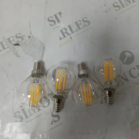 BOXED PACK OF 4 LED FILAMENT BULBS